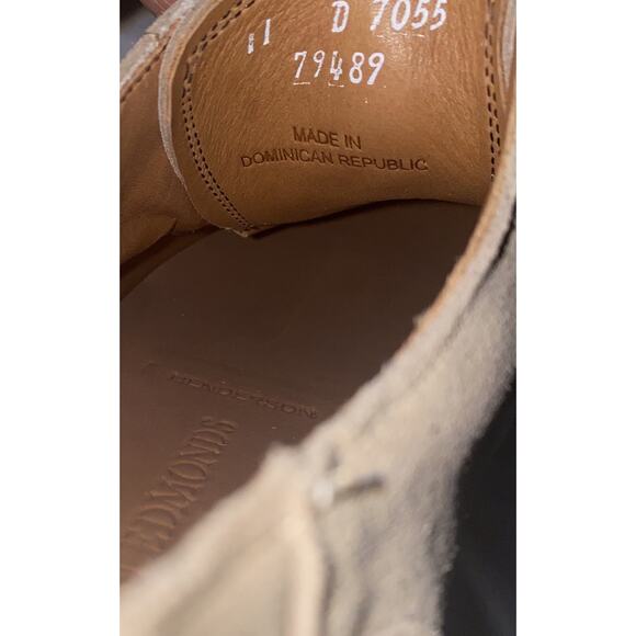 Allen Edmonds "HENDERSON" Men's Lace-Up Derby Sneakers Size 11 D Bone Suede - Picture 10 of 11